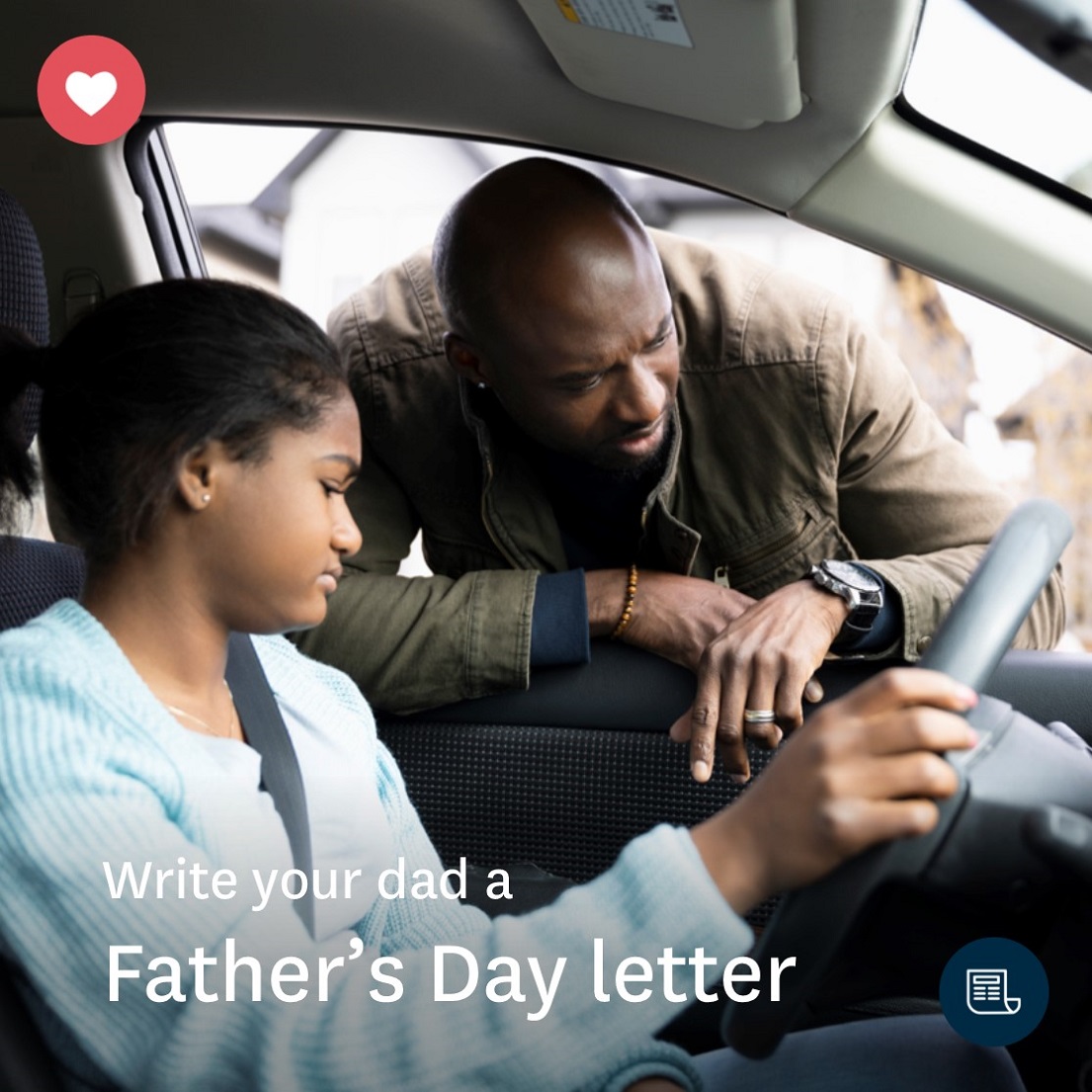Write your Dad a Father's Day Letter